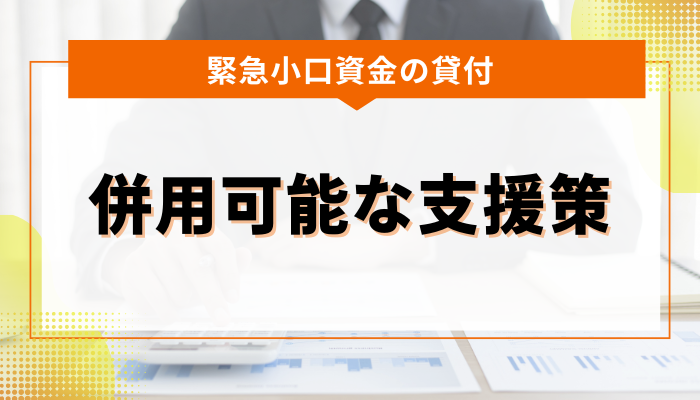 緊急小口資金と他の福祉制度との違いとは？併用可能な支援策を紹介